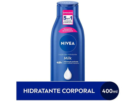 Loção hidratante corporal desodorante Nivea Milk