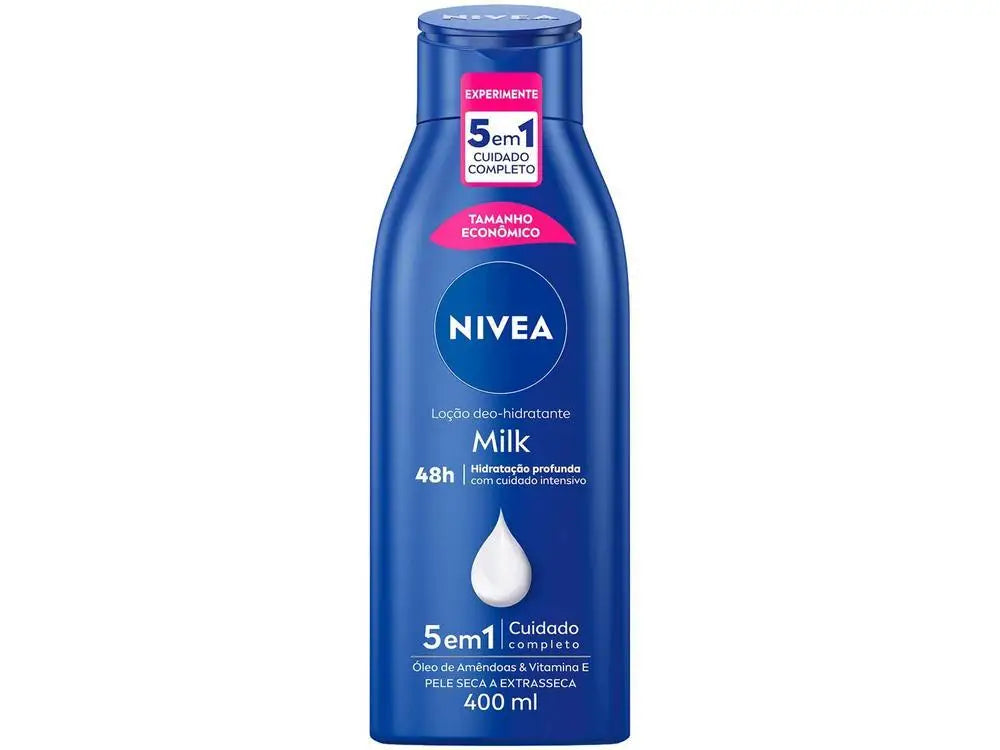 Loção hidratante corporal desodorante Nivea Milk